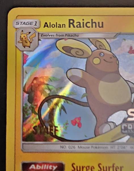 Back of Alolan Raichu
