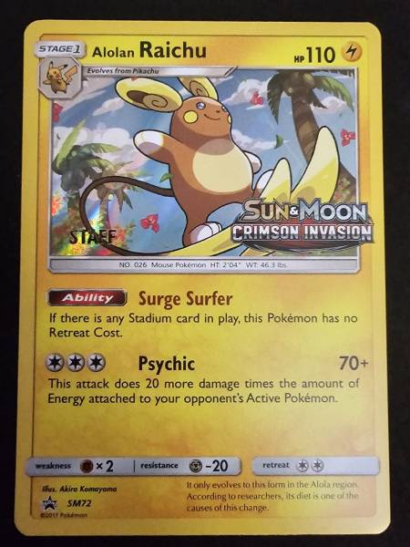 Front of Alolan Raichu