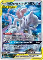 Mewtwo & Mew GX SM191