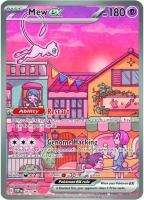 Mew ex 053 Scarlet & Violet Black Star Promo